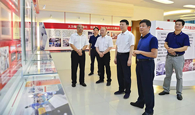 福建省人大常委會(huì)黨組書記、副主任張廣敏蒞臨虹潤公司調(diào)研指導(dǎo)